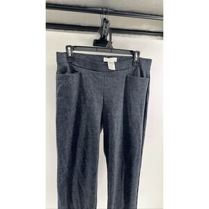 89th & Madison‎ Women's Gray Herringbone Pull On Dress Pants M